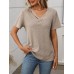 V-Neck Short Sleeve Top