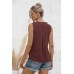 Swiss Dot Ruffled Wide Strap Tank