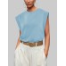 Florira Round Neck Cap Sleeve T-Shirt