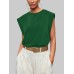Florira Round Neck Cap Sleeve T-Shirt