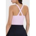 Crisscross Grecian Neck Active Cami
