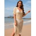 Long skirt loose solid color vacation pullover fashionable women's dress