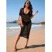 Long skirt loose solid color vacation pullover fashionable women's dress