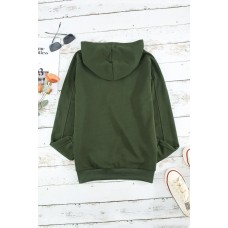 Lace-Up Dropped Shoulder Hoodie Lace-Up Dropped Shoulder Hoodie