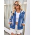 Pocketd Button Up Detachable Hooded Denim Jacket