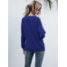 Lace-Up Round Neck Long Sleeve Sweatshirt Lace-Up Round Neck Long Sleeve Sweatshirt
