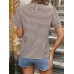 Summer long sleeved pullover printed shirt for women