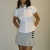 Slim fit cardigan short sleeved shirt Slim fit cardigan short sleeved shirt