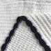 Bow decoration knitted hollow camisole vest