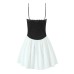 Lace Strap Drawstring Strap Dress for Women