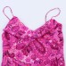 Slim fit printed MIDI camisole dress Slim fit printed MIDI camisole dress