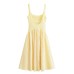 Casual slim fit tree patterned camisole dress for women