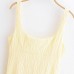 Casual slim fit tree patterned camisole dress for women