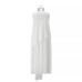 European and American style mesh patchwork strapless hanging neck dress for women
