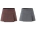 Pocket decoration A-line suit pants skirt half skirt for women Pocket decoration A-line suit pants skirt half skirt for women