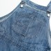 Casual and versatile short denim strap dress for women