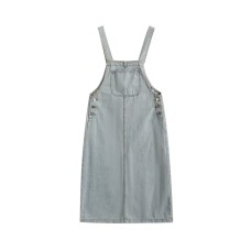 Loose casual denim camisole suspender dress for women