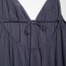 Hanging backless lace up suspender dress for women
