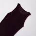 Round neck sleeveless knitted vest style dress for women