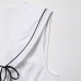 Short skirt style sleeveless bow decoration T-shirt top for women Short skirt style sleeveless bow decoration T-shirt top for women