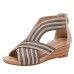 Summer Fashion Women's Fish Mouth Bohemian Roman Sandals Women Summer Fashion Women's Fish Mouth Bohemian Roman Sandals Women