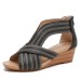 Summer Fashion Women's Fish Mouth Bohemian Roman Sandals Women Summer Fashion Women's Fish Mouth Bohemian Roman Sandals Women