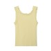 Round neck sleeveless patchwork lace bow decoration T-shirt vest for women