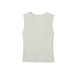 Round neck sleeveless solid color slim fit T-shirt top for women