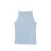 One neck sleeveless solid color suspender T-shirt top for women One neck sleeveless solid color suspender T-shirt top for women