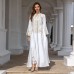 Muslim Women's Long Robe Embroidered Evening Dress