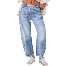 High waisted straight leg wide leg pants jeans long pants for women