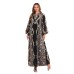 Ladies' elegant dress Middle Eastern clothing embroidered robe Muslim women's robe
