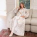 Ladies' elegant dress Middle Eastern clothing embroidered robe Muslim women's robe