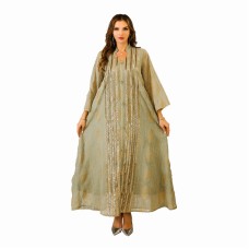 Muslim Long Robe Women's  Sequined Maxi Dress