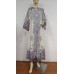 Middle Eastern Printed Dress Muslim Fashion Embroidered Long Robe Women's Long Skirt