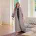 Elegant Long Sleeve Dubai Abaya with Embroidery for Middle Eastern Muslim Women