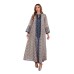 Elegant Long Sleeve Dubai Abaya with Embroidery for Middle Eastern Muslim Women