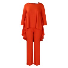 Fashionable Loose Irregular Top and Pants Set Elegant African Two-Piece Suit Fashionable Loose Irregular Top and Pants Set Elegant African Two-Piece Suit