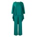Fashionable Loose Irregular Top and Pants Set Elegant African Two-Piece Suit