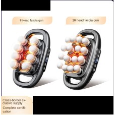 Cross-border Exclusive 16-Head Muscle Gun Multi-Head Strong Power Deep Tissue Massage English Version