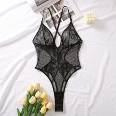 Strap skirt with elegant charm women's sexy hollow lace jumpsuit