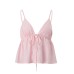 European and American women's sexy slim fit camisole top