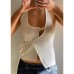 Sexy Backless Tie-Up Cardigan Halter Design Camisole for Women