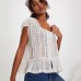 Sweet and fresh lace shirt for women