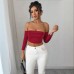 Sexy One-Shoulder Top  Women's Clothing