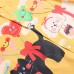 Unique Fun Cartoon Print Loose Short Sleeve Shirt American Trend Men's Summer Retro Casual Turn-Down Collar Shirt