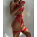 Metal buckle interwoven splicing hollow bra sexy lingerie Metal buckle interwoven splicing hollow bra sexy lingerie