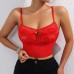 Sexy slim fit gathering suspender lace lace vest sexy lingerie
