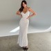 Sexy V-neck Lace Waist-cinching Bodycon Strapless Dress Sexy V-neck Lace Waist-cinching Bodycon Strapless Dress