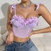 Fishbone corset sexy strapless ultra short top